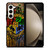 HOGWARTS HARRY POTTER LOGO WOOD Samsung Galaxy Z Fold 5 Case Cover