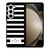 KATE SPADE NEW YORK BLACK WHITE STRIPES Samsung Galaxy Z Fold 5 Case Cover