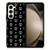 MCM WORLDWIDE ICON BLACK Samsung Galaxy Z Fold 5 Case Cover
