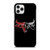 OUTLAW LOGO RED SILVER METAL iPhone 11 Pro Case