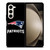 NEW ENGLAND PATRIOTS LOGO BLACK Samsung Galaxy Z Fold 5 Case Cover