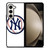 NEW YORK YANKEES BALL LOGO Samsung Galaxy Z Fold 5 Case Cover