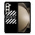 OFF WHITE LOGO CENTER STRIPE Samsung Galaxy Z Fold 5 Case Cover