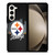 PITTSBURGH STEELERS LOGO NFL Samsung Galaxy Z Fold 5 Case Cover PITTSBURGH STEELERS LOGO NFL Samsung Galaxy Z Fold 5 Case Cover