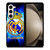 REAL MADRID BLUE Samsung Galaxy Z Fold 5 Case Cover REAL MADRID BLUE Samsung Galaxy Z Fold 5 Case Cover