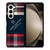 TOMMY HILFIGER RED BLACK PATTERN Samsung Galaxy Z Fold 5 Case Cover