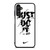 NIKE LOGO JUST DO IT GLITCH BLACK Samsung Galaxy A14 Case