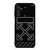 OFF WHITE BLACK CARBON Samsung Galaxy A14 Case