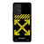 OFF WHITE LOGO YELLOW STRIPE Samsung Galaxy A53 Case