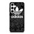 ADIDAS LOGO BLACK FLORAL Samsung Galaxy S24 Case