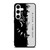 BLACK PANTHER BLACK WHITE FAN ART Samsung Galaxy S24 Case