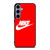NIKE SWOOSH LOGO RED Samsung Galaxy S24 Case