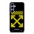 OFF WHITE LOGO YELLOW STRIPE Samsung Galaxy S24 Case