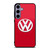 VW VOLKSWAGEN LOGO RED Samsung Galaxy S24 Case