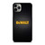DEWALT LOGO METAL CARBON iPhone 11 Pro Max Case