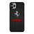 FERRARI LOGO RED CARBON iPhone 11 Pro Max Case