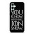 GAME OF THRONES KNOW NOTHING JON SNOW black rubber Samsung Galaxy S23 FE Case