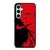 NIKE SWOOSH LOGO RED BLACK Samsung Galaxy S23 FE Case