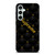 SUPREME BLACK PATTERN GOLD Samsung Galaxy S23 FE Case