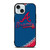 ATLANTA BRAVES ICON BALL BASEBALL iPhone 15  Case Cover