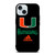 MIAMI HURRICANES ADIDAS iPhone 15  Case Cover