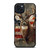 AMERICAN FLAG DEER BUCK CAMO iPhone 15 Plus Case