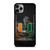 MIAMI HURRICANES UM 3 iPhone 11 Pro Max Case