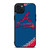 ATLANTA BRAVES ICON BALL BASEBALL iPhone 15 Plus Case