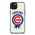 CHICAGO CUBS BASEBALL STRIPES LOGO iPhone 15 Plus Case