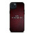 COACH NEW YORK LOGO RED LEATHER iPhone 15 Plus Case