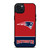 NEW ENGLAND PATRIOTS STRIPS FOOTBALL LOGO iPhone 15 Plus Case