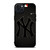 NEW YORK YANKEES BASEBALL MLB BLACK iPhone 15 Plus Case