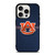AUBURN TIGERS FOOTBALL CARBON BLUE LOGO iPhone 15 Pro Case