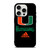 MIAMI HURRICANES ADIDAS iPhone 15 Pro Case