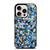 TAKASHI MURAKAMI FLOWERS BLUE iPhone 15 Pro Case