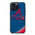 ATLANTA BRAVES ICON BALL BASEBALL iPhone 15 Pro Max Case