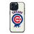 CHICAGO CUBS BASEBALL STRIPES LOGO iPhone 15 Pro Max Case