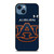 AUBURN TIGERS UNIVERSITY FOOTBALL TEAM LOGO iPhone 14 Case
