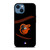 BALTIMORE ORIOLES BASEBALL BLACK iPhone 14 Case