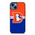 DENVER BRONCOS HORSE WHITE LOGO iPhone 14 Case