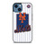 NEW YORK METS LOGO MLB JERSEY iPhone 14 Case