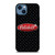 PETERBILT TRUCK PLATE BLACK iPhone 14 Case