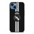 REAL MADRID FC LOGO BLACK WHITE iPhone 14 Case
