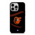 BALTIMORE ORIOLES BASEBALL BLACK iPhone 14 Pro Case
