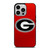 GEORGIA BULLDOGS INITIAL iPhone 14 Pro Case