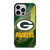 GREEN BAY PACKERS ART FOOTBALL iPhone 14 Pro Case