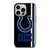 INDIANAPOLIS COLTS STRIPS LOGO NFL FOOTBALL iPhone 14 Pro Case