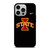 IOWA STATE FOOTBALL BLACK WALLPAPER iPhone 14 Pro Case