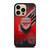 ARSENAL FC STRIPS iPhone 14 Pro Max Case