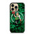 BOSTON CELTICS GREEN LOGO BASKETBALL TEAM iPhone 14 Pro Max Case
